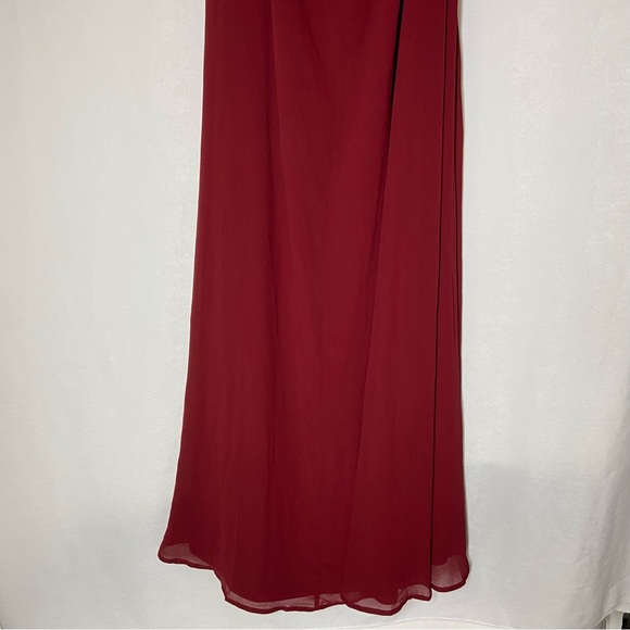 NEW Lulu’s Large Cutout Bohemian Rhapsody High Low Dress Maxi Gown - Picture 6 of 9